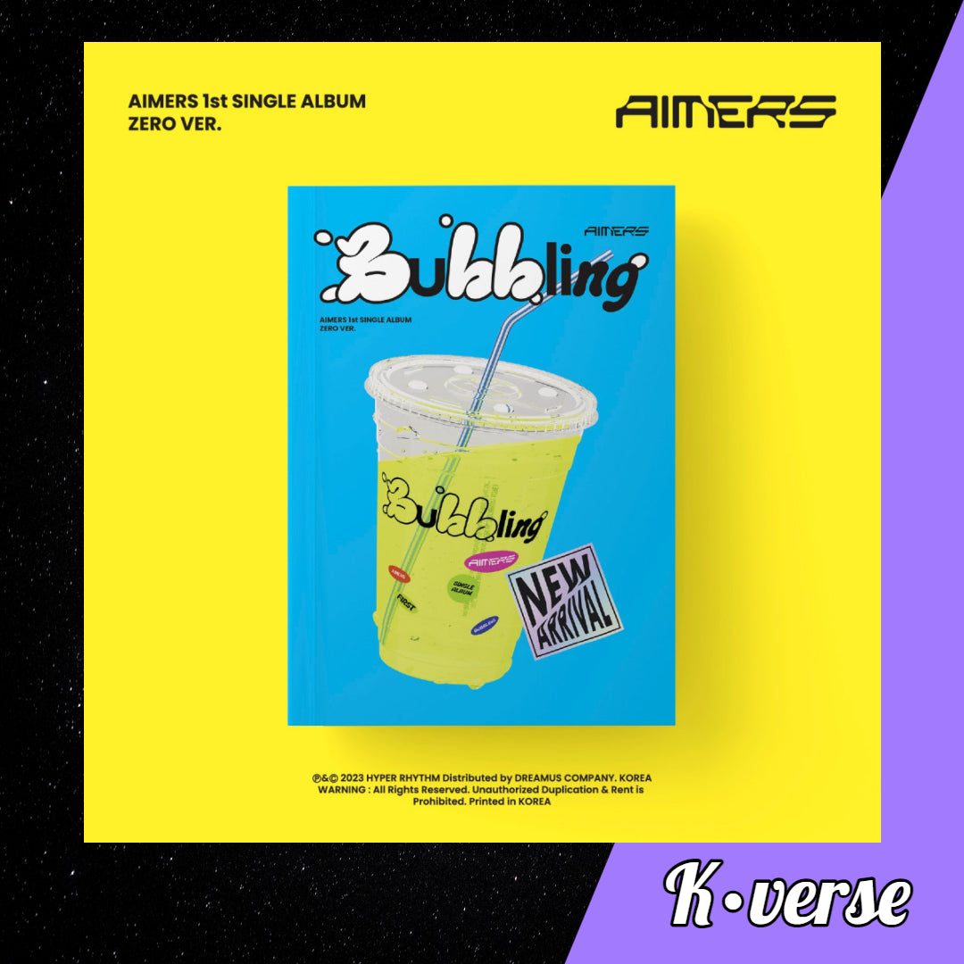 AIMERS 1st Single Bubbling ver. Zero