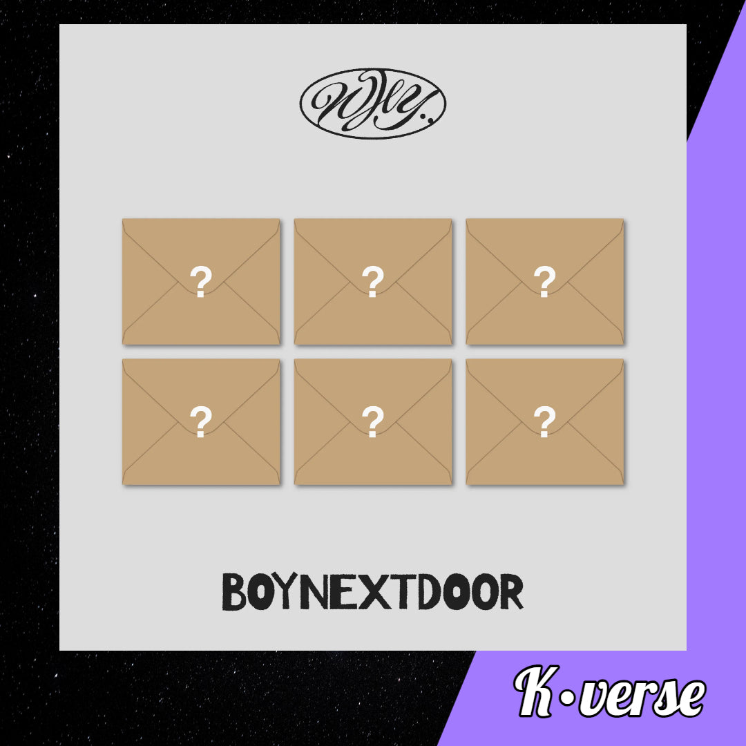 BOYNEXTDOOR Why.. 1st EP ver. Letter