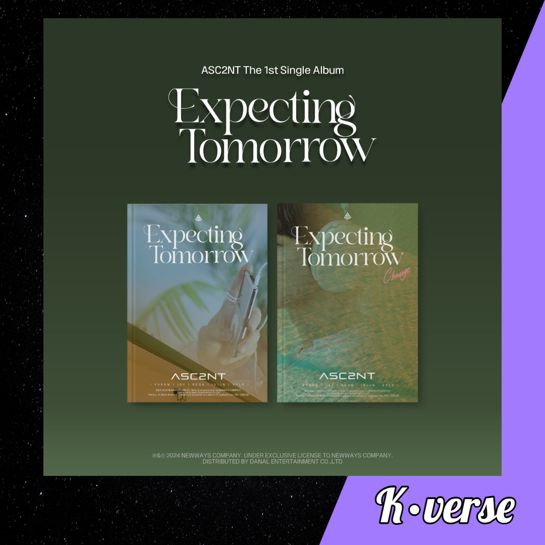 ASC2NT 1st Single Album 'Expecting Tomorrow' (Random)