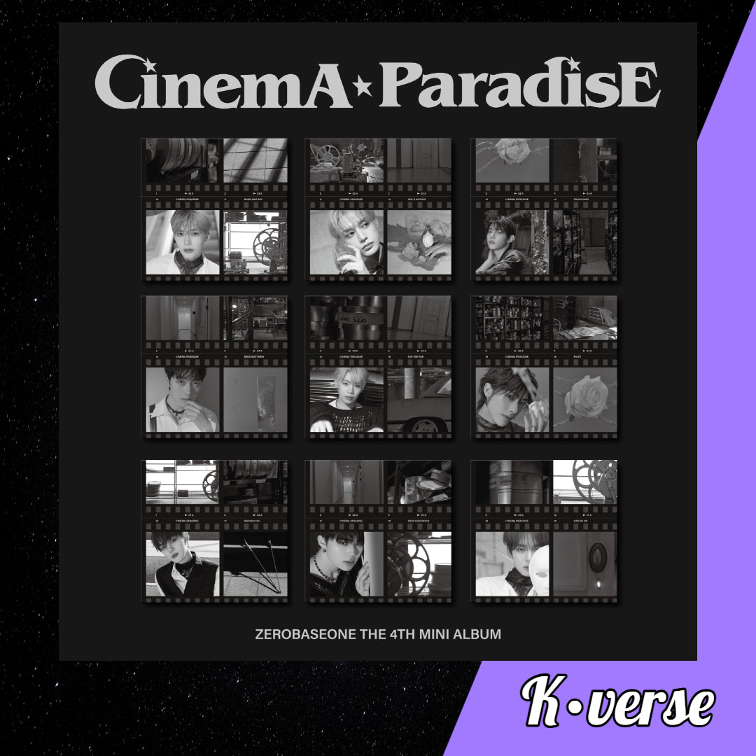 ZEROBASEONE 4th Mini Album 'Cinema Paradise' ver. Digipack