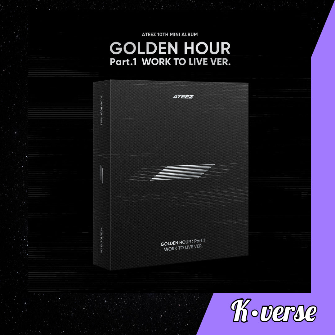 ATEEZ 10th Mini Album 'GOLDEN HOUR: Part. 1 Work To Live Ver.'