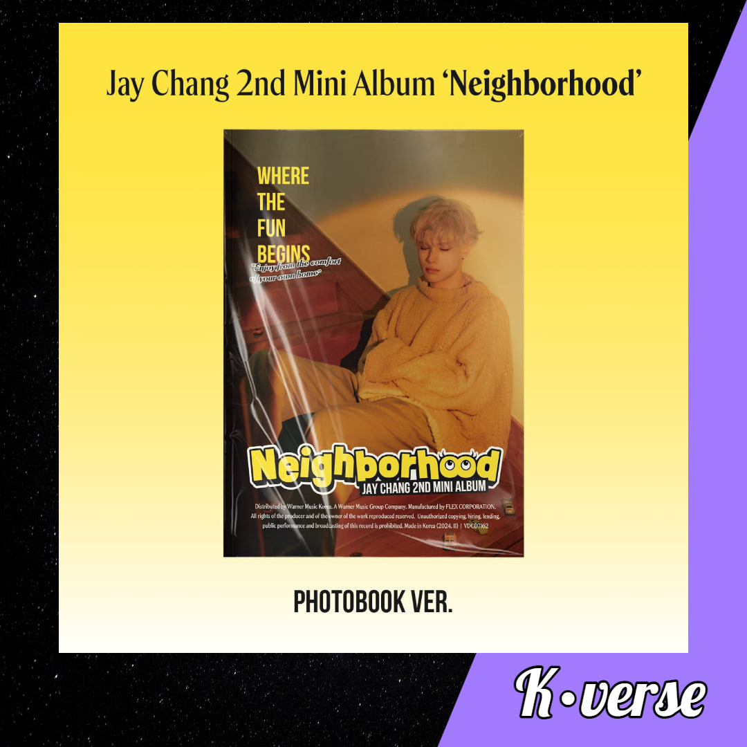 Jay Chang 2nd Mini Album 'Neighborhood' ver. Photobook