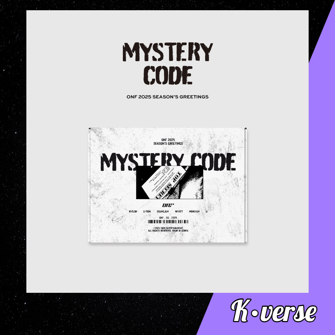 ONF 2025 Season's Greetings 'MYSTERY CODE'