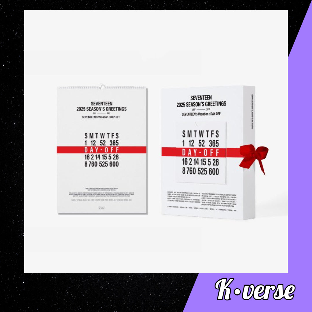 SEVENTEEN 2025 Season's Greetings 'SEVENTEEN's Vacation: DAY-OFF