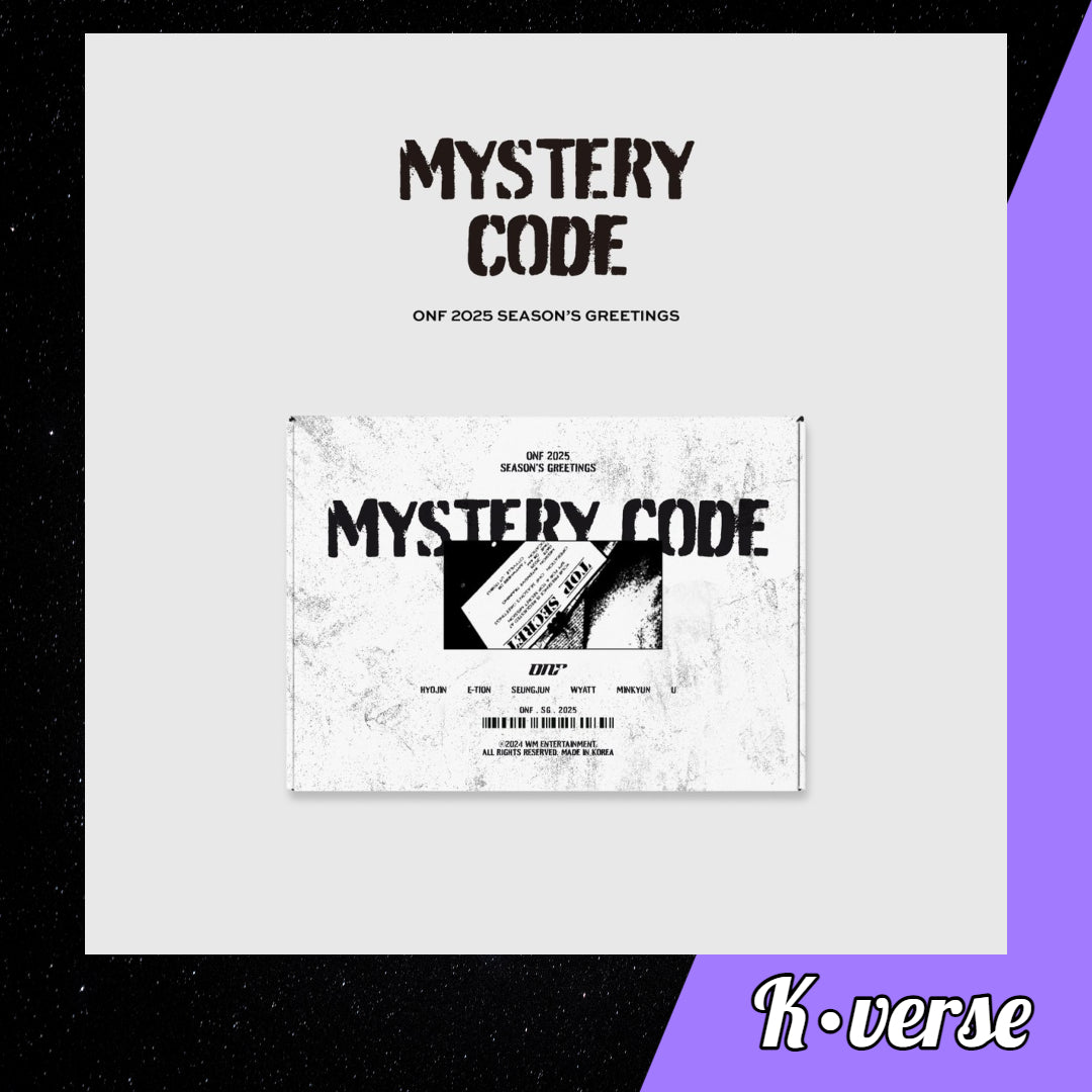 ONF 2025 Season's Greetings 'MYSTERY CODE'