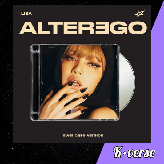 LISA Solo Debut Album 'ALTEREGO' ver. Jewel Case