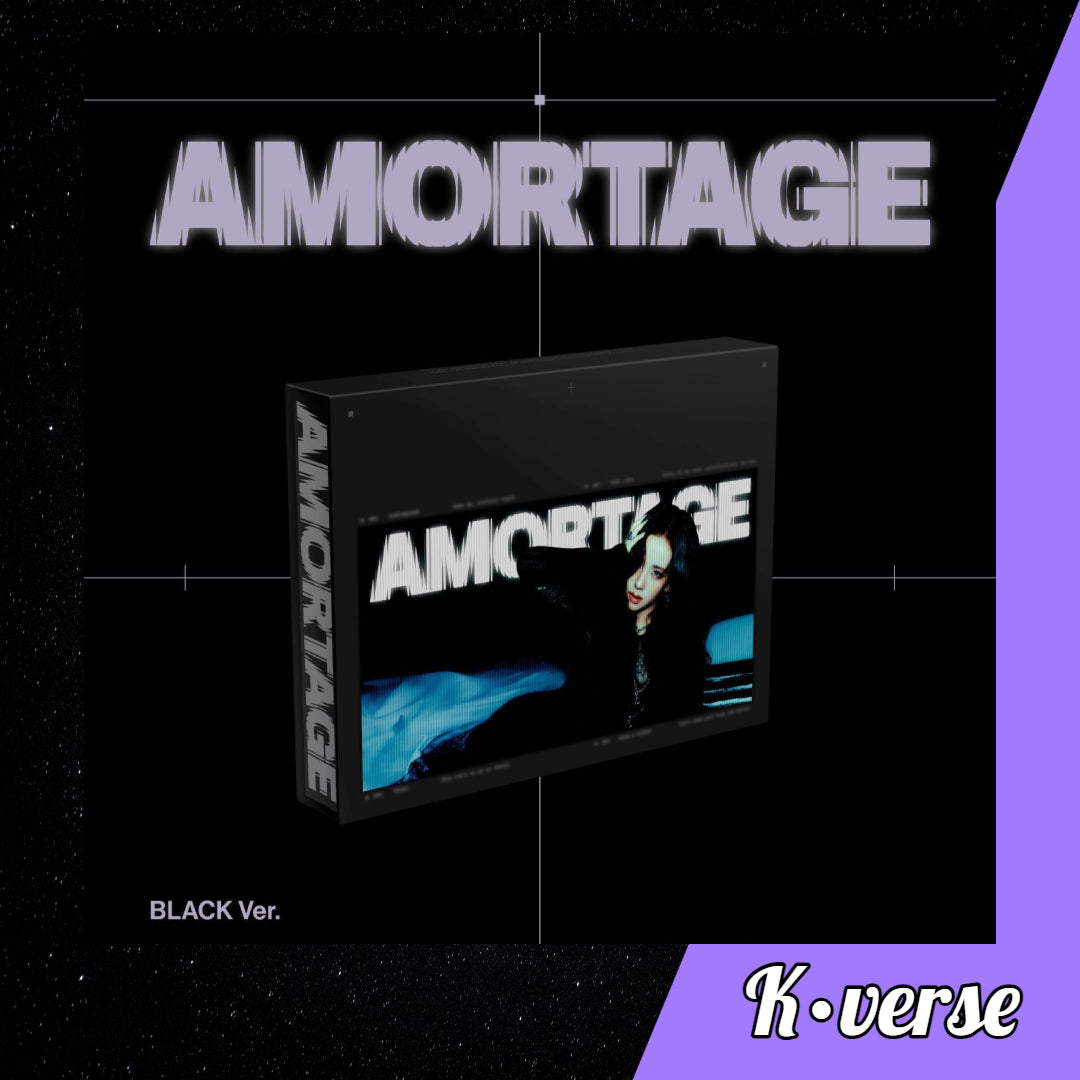 JISOO Mini Album 'AMORTAGE' ver. BLACK