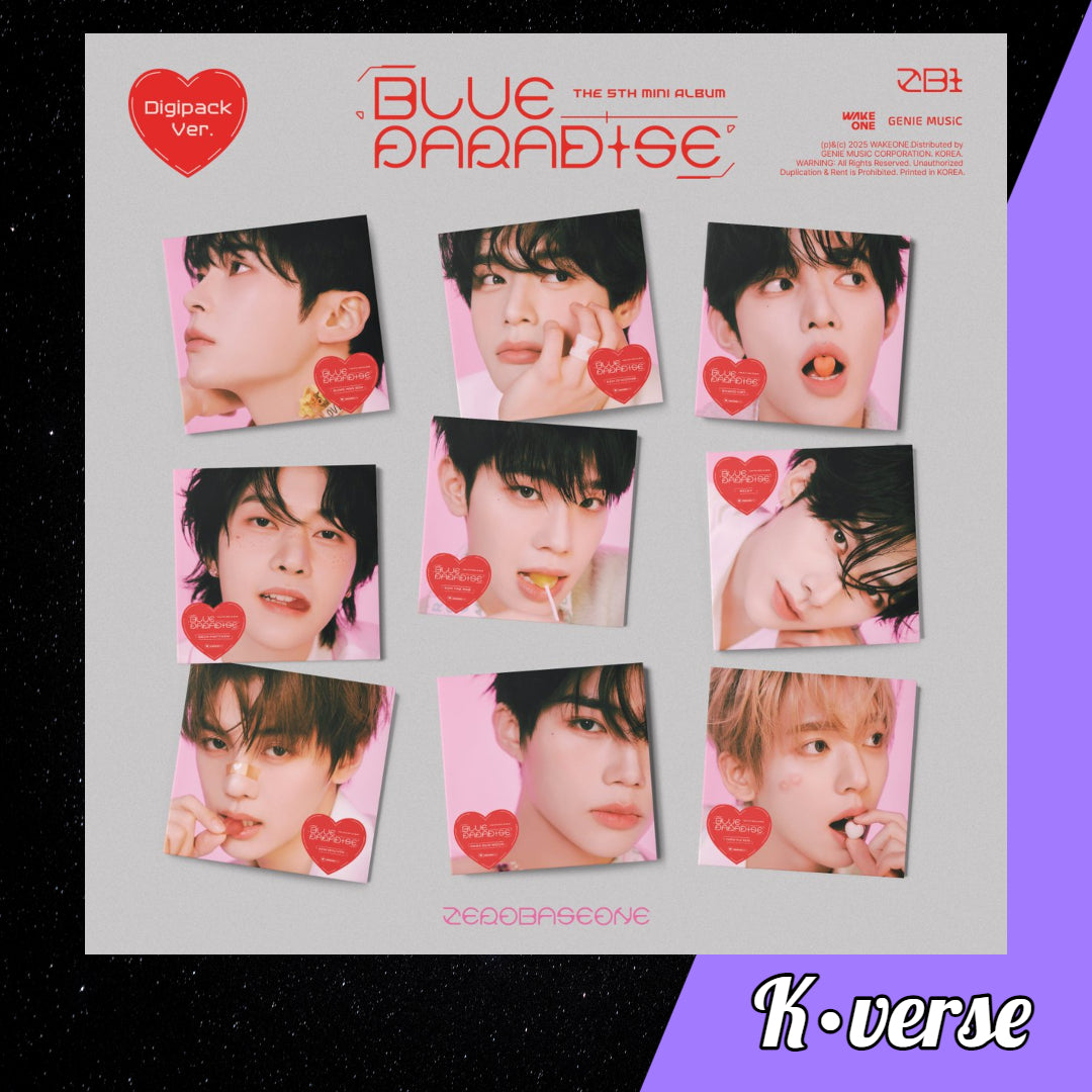 ZEROBASEONE 5th Mini Album 'BLUE PARADISE' ver. Digipack