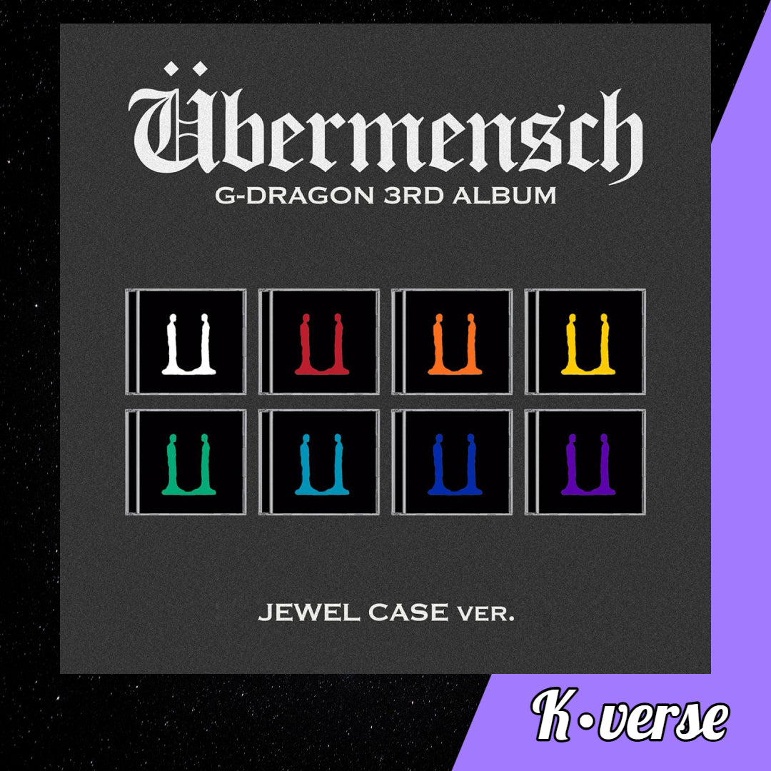 G-DRAGON 3rd Album 'Übermensch' ver. Jewel Case