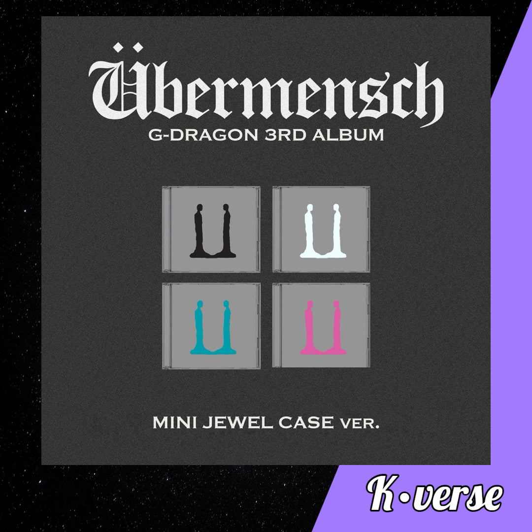 G-DRAGON 3rd Album 'Übermensch' ver. Mini Jewel Case (NFC)