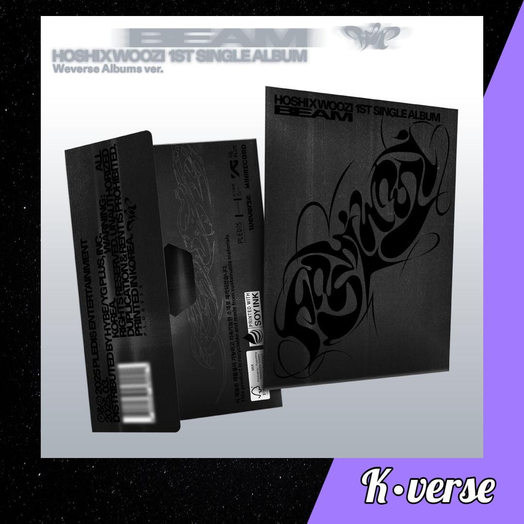 HOSHIXWOOZI 1st Single Album 'BEAM' ver. Weverse