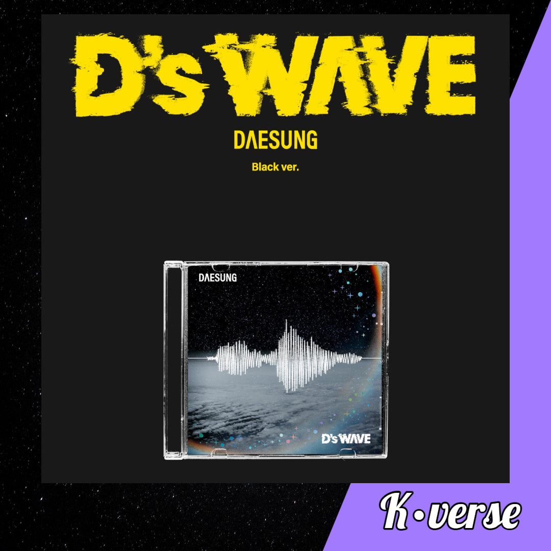 Preorder: Daesung 1st Mini Album 'D's WAVE' ver. Black