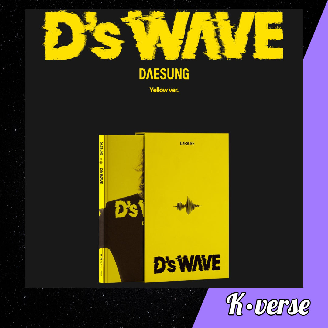 Preorder: Daesung 1st Mini Album 'D's WAVE' ver. Yellow