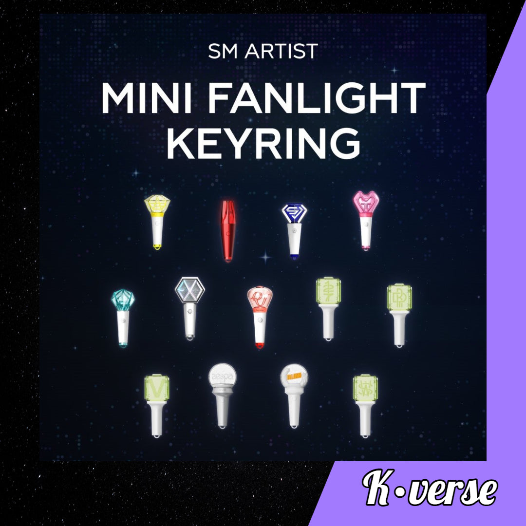 SM Artitst Official Mini Fanlight Keychain