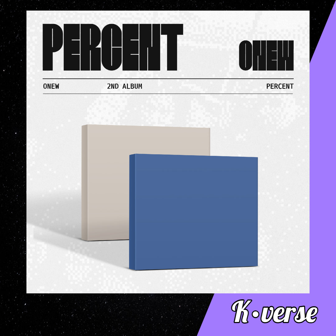 ONEW 2nd Album 'PERCENT' ver. Digipack