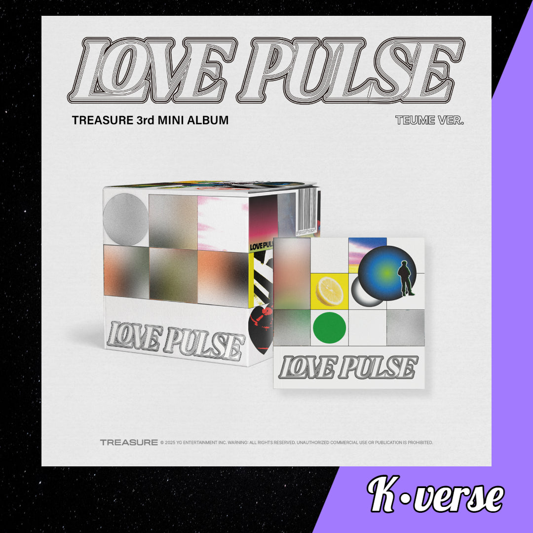 Preorder: TREASURE 3rd Mini Album 'LOVE PULSE' ver. Teume