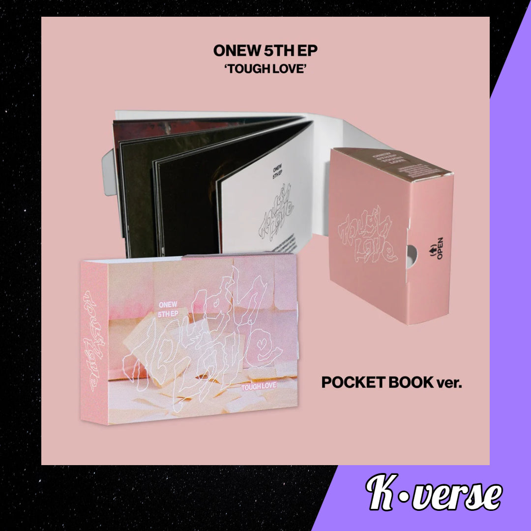 Preorder: ONEW 5th EP Album 'TOUGH LOVE' ver. Pocket Book