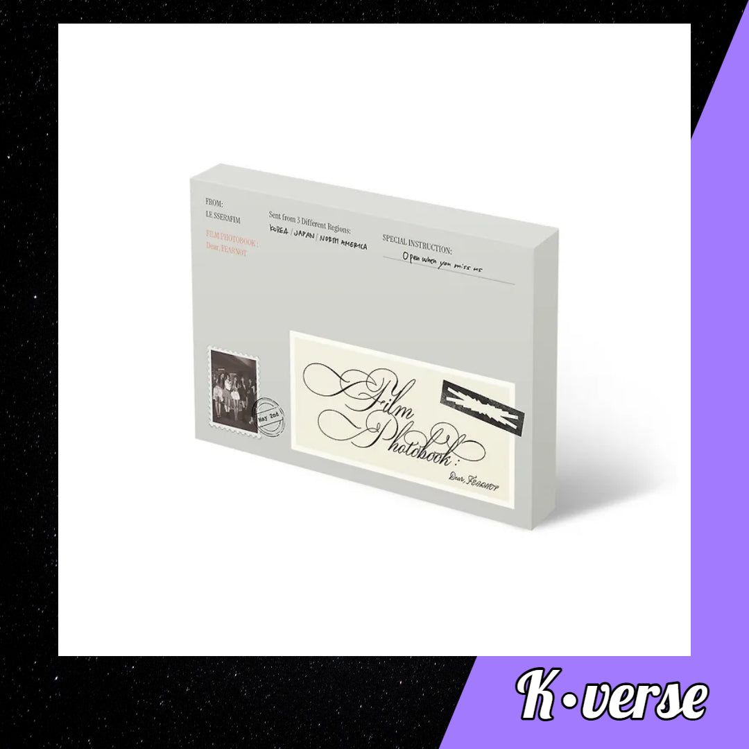 Preorder: LE SSERAFIM 'Film Photobook: Dear, FEARNOT'