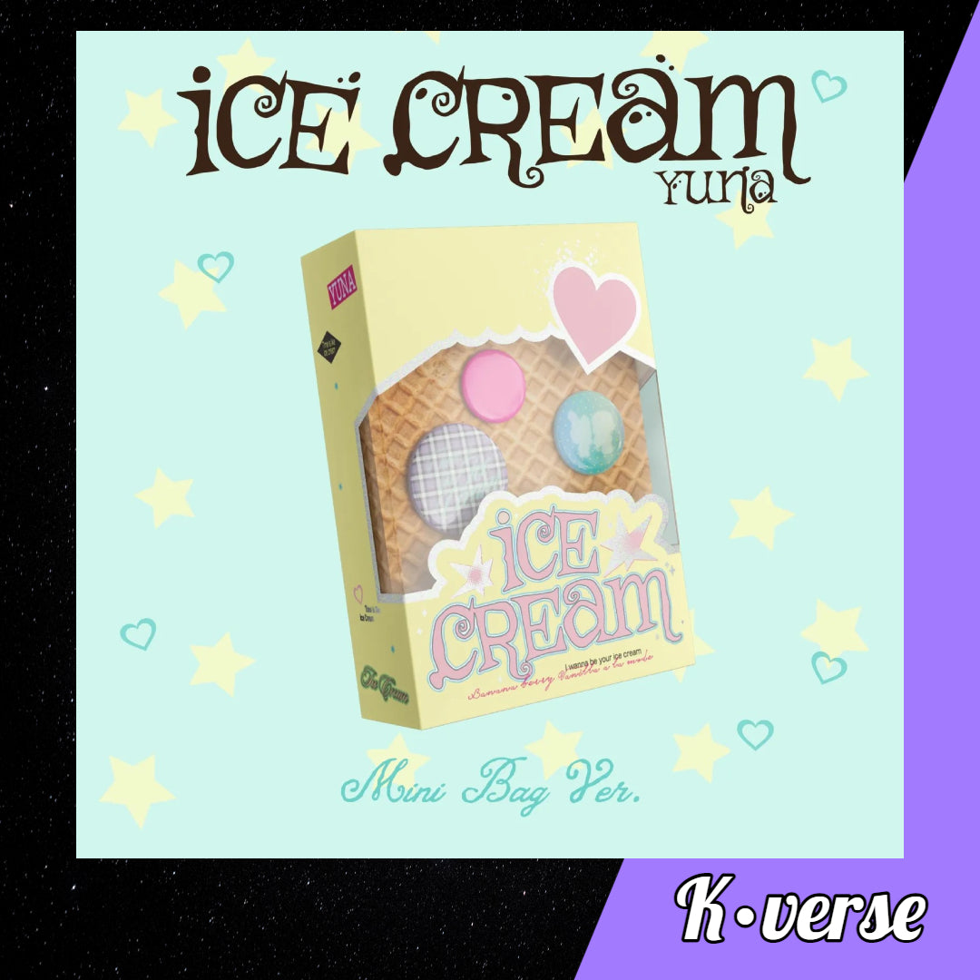 YUNA 1st EP Album 'ICE CREAM' ver. Mini Bag