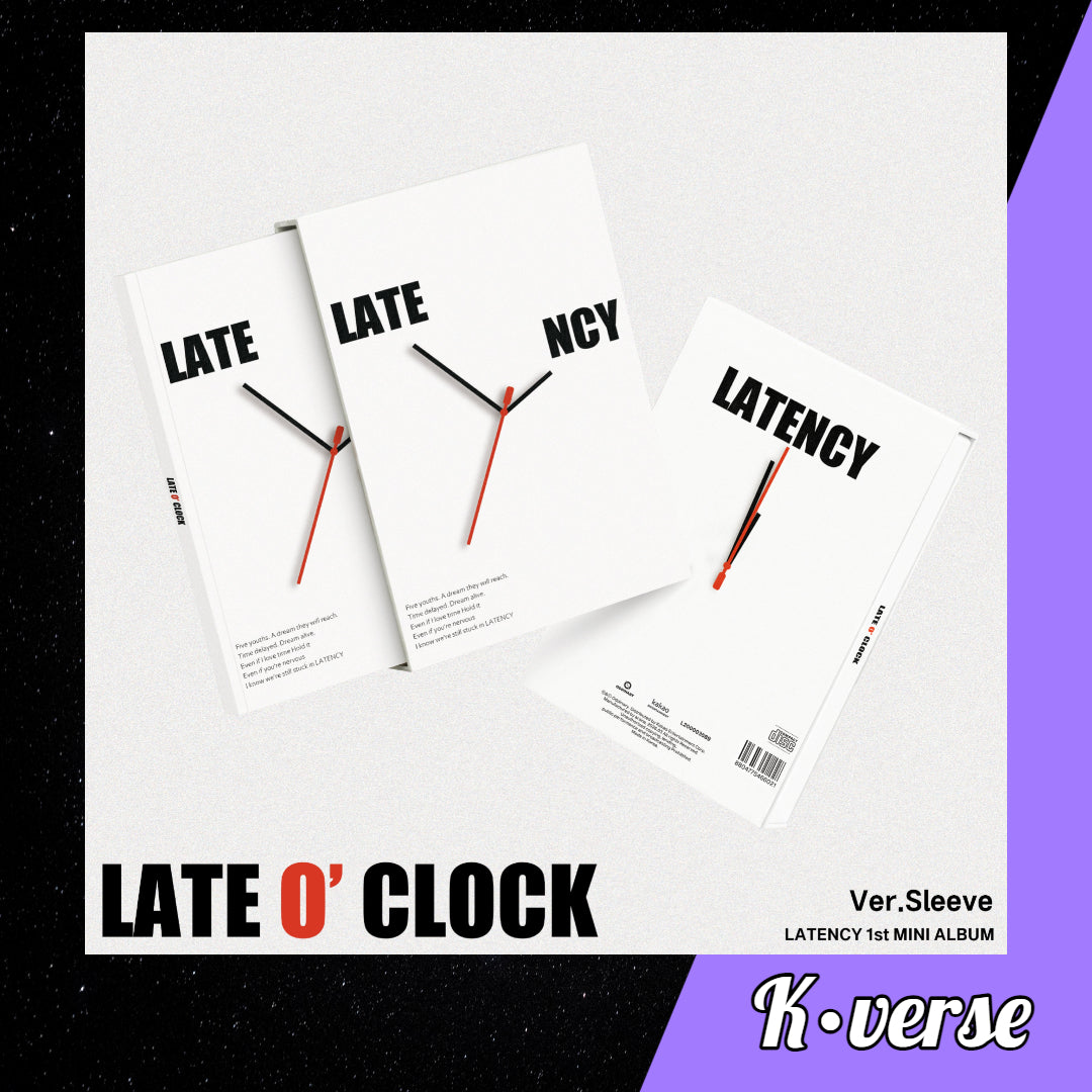 Preorder: LATENCY 1st Mini Album 'LATE O' CLOCK' ver. Sleeve