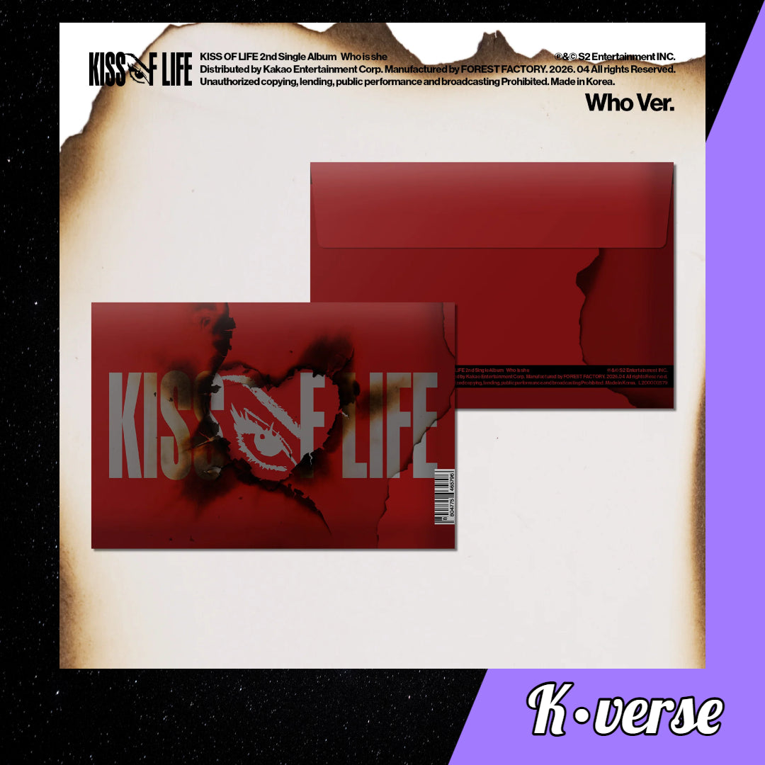 KISS OF LIFE 2nd Single Album 'Who is she' ver. Who