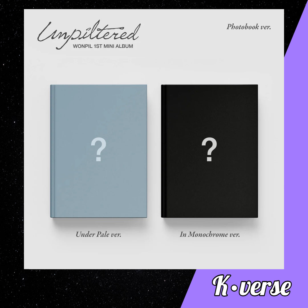 DAY6 Wonpil 1st Mini Album 'Unpiltered' ver. Photobook