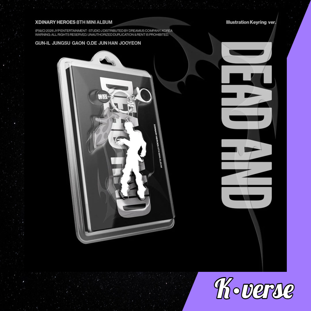 XDINARY HEROES 8th Mini Album 'DEAD AND' ver. Illustration Keyring