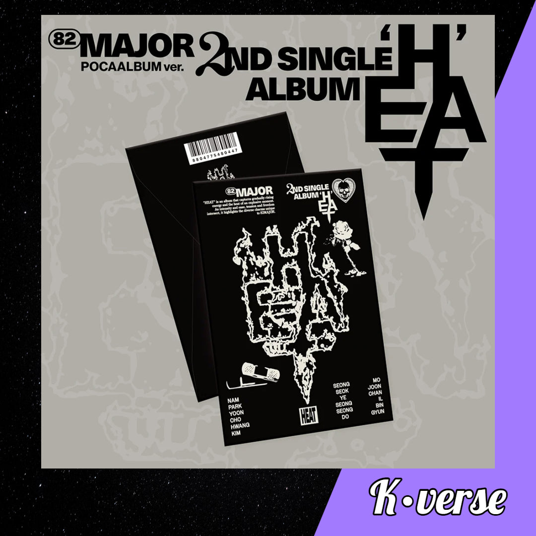 Preorder: 82MAJOR 2nd Single Album 'HEAT' ver. Pocaalbum