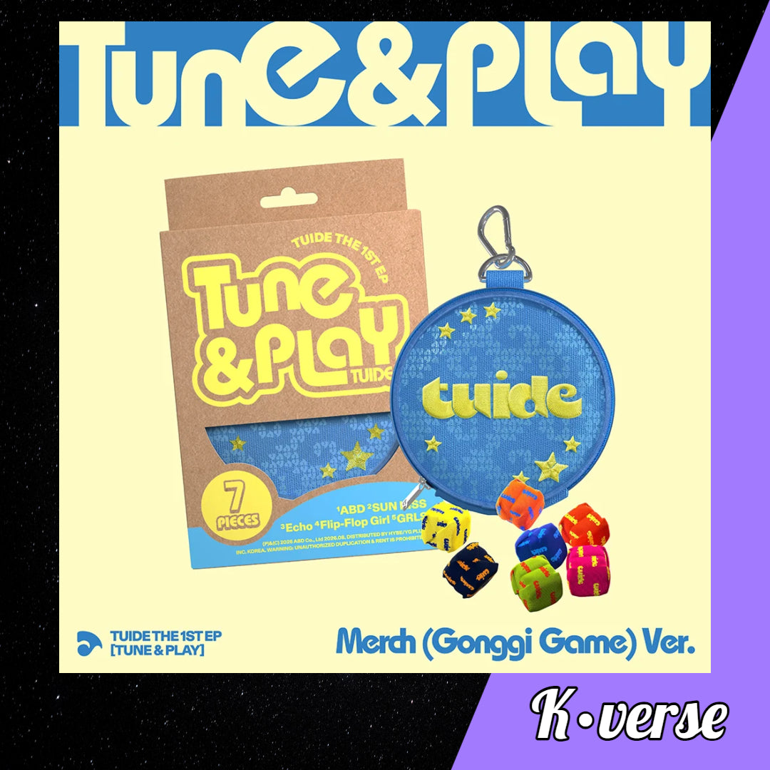 Preorder: TUIDE 1st EP 'TUNE & PLAY' ver. Merch (Gonggi Game)