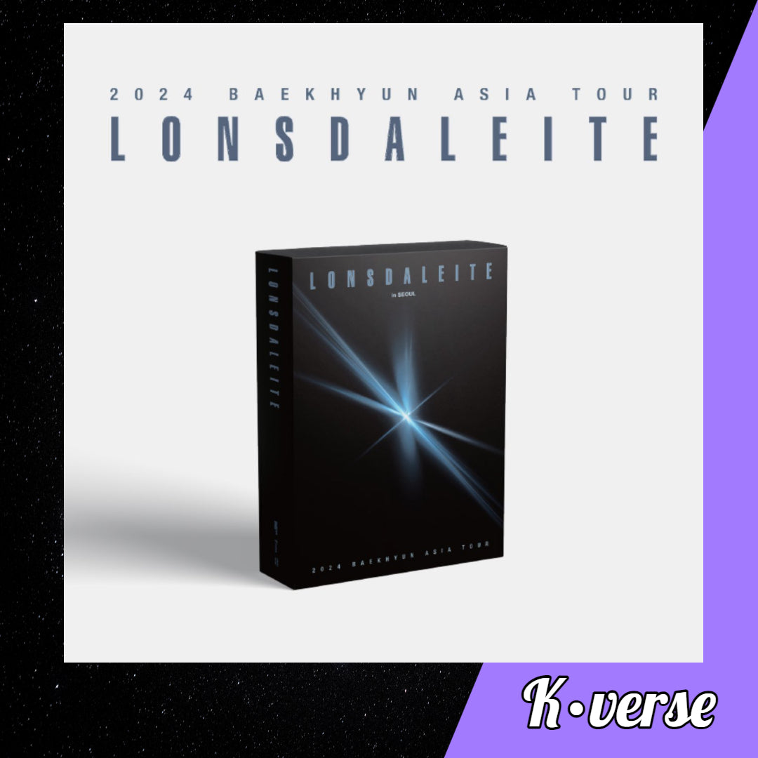 BAEKHYUN 2024 Asia Tour 'LONSDALEITE' ver. DVD