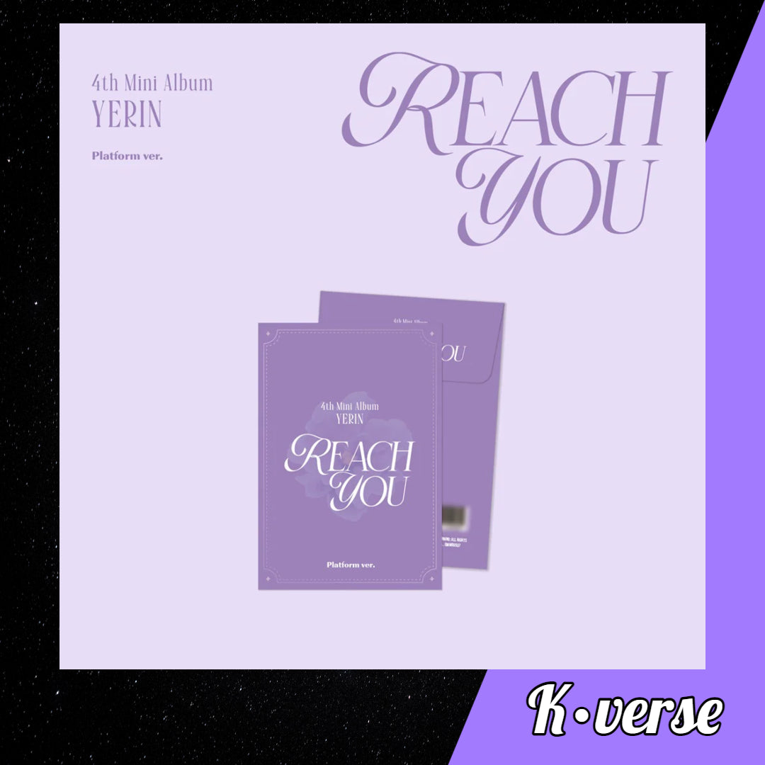 Preorder: Yerin 4th Mini Album 'REACH YOU' ver. Platform