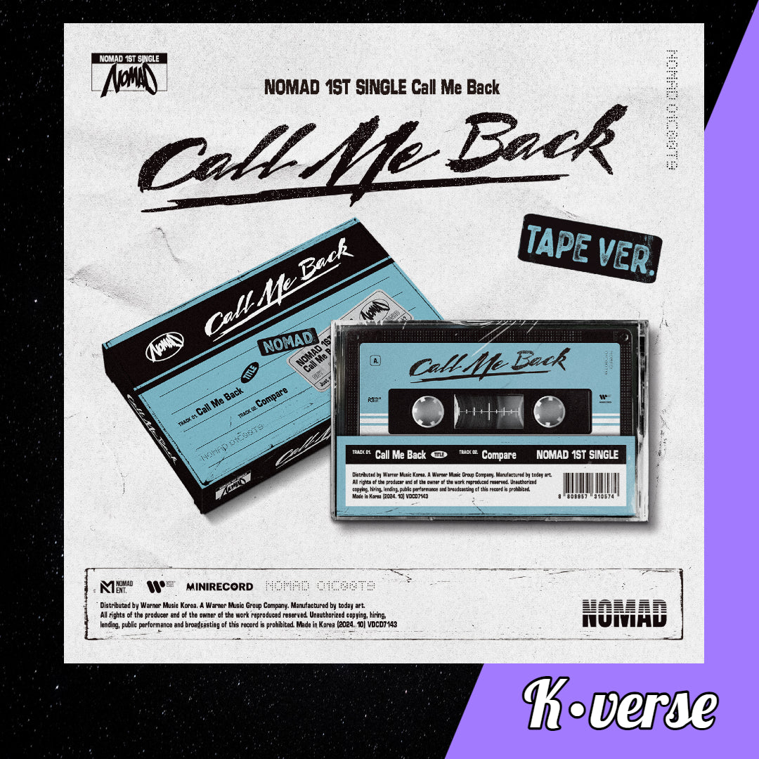 NOMAD 1st Single Album 'Call Me Back' ver. Tape