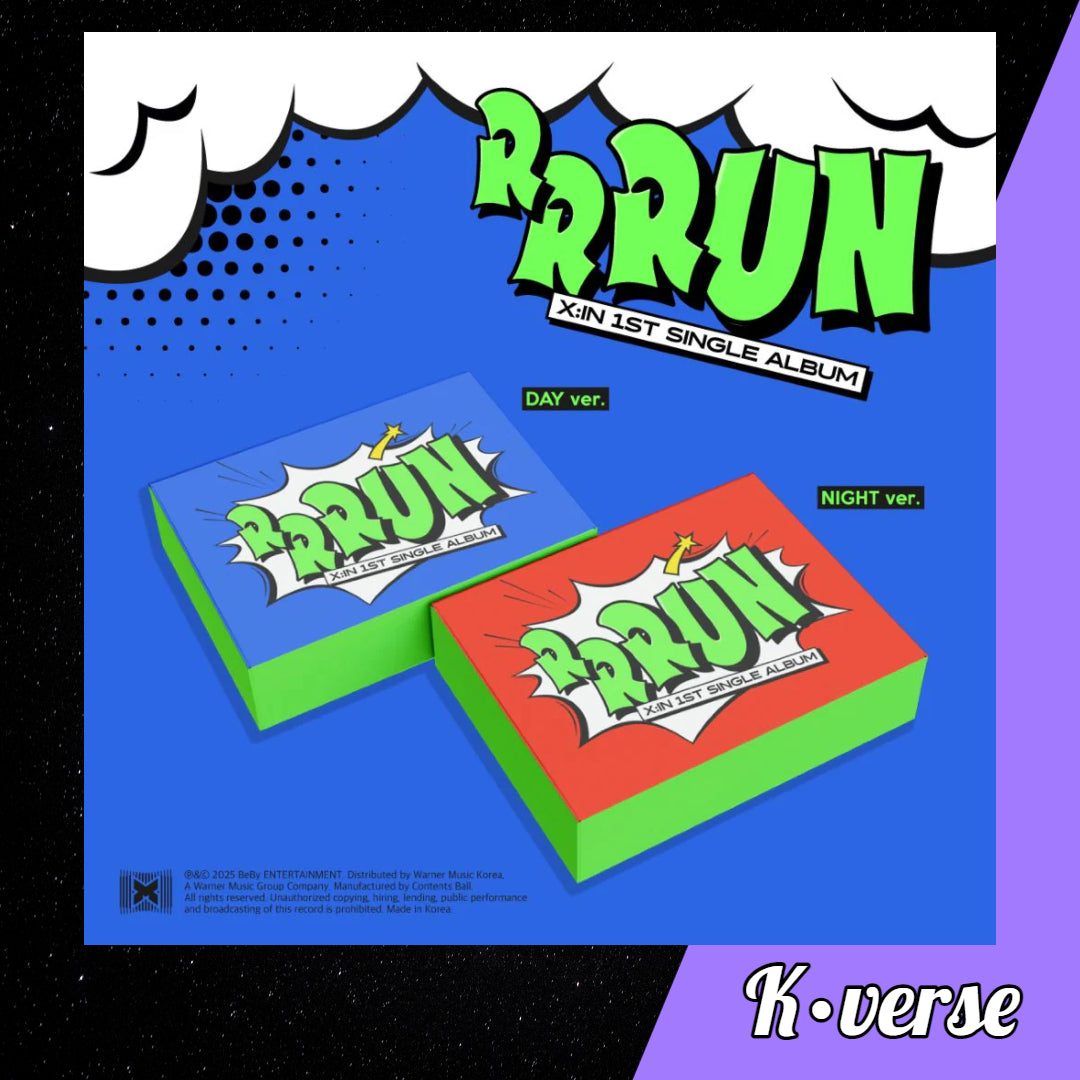 Preorder: X:IN 1st Single Album 'RRRUN'