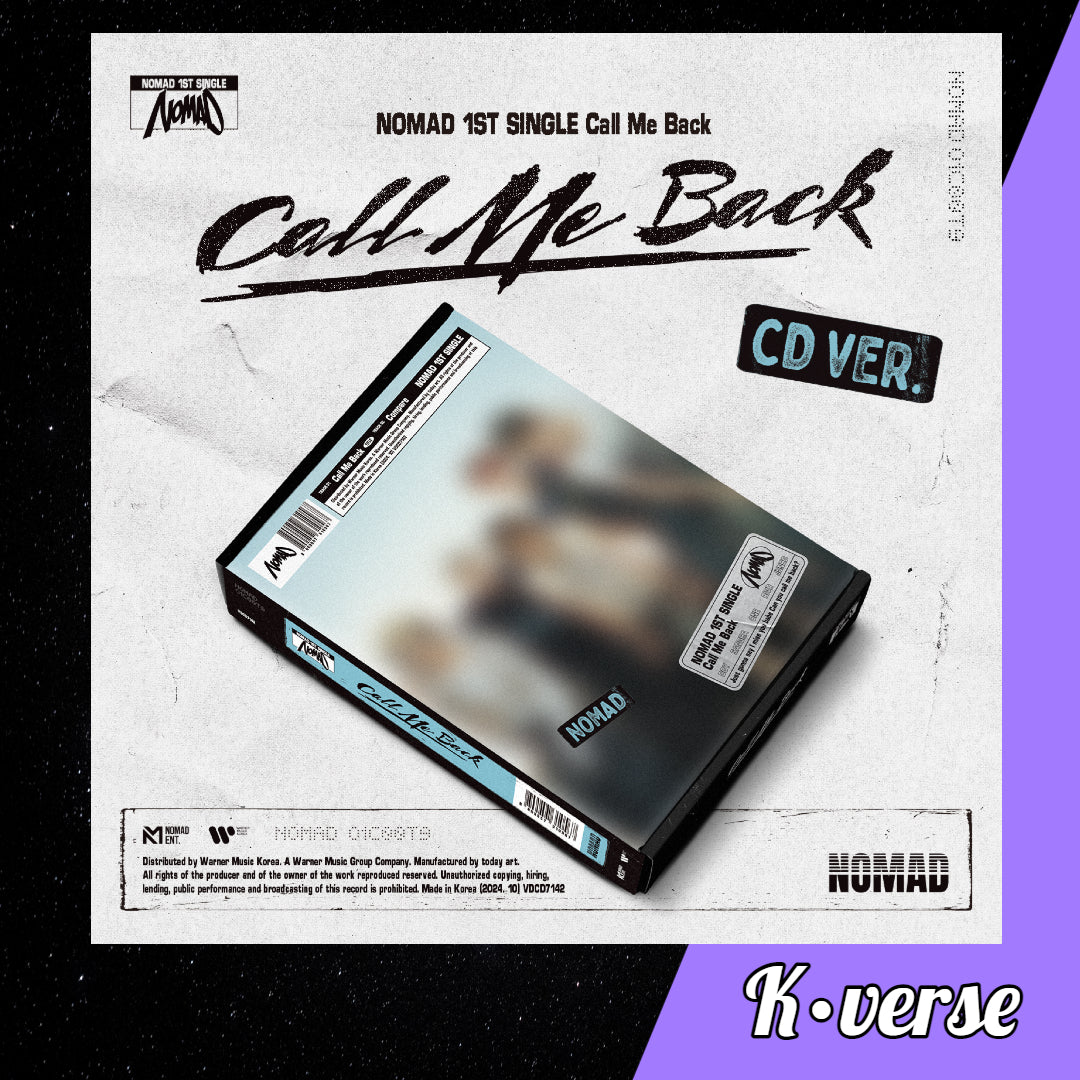NOMAD 1st Single Album 'Call Me Back' ver. CD