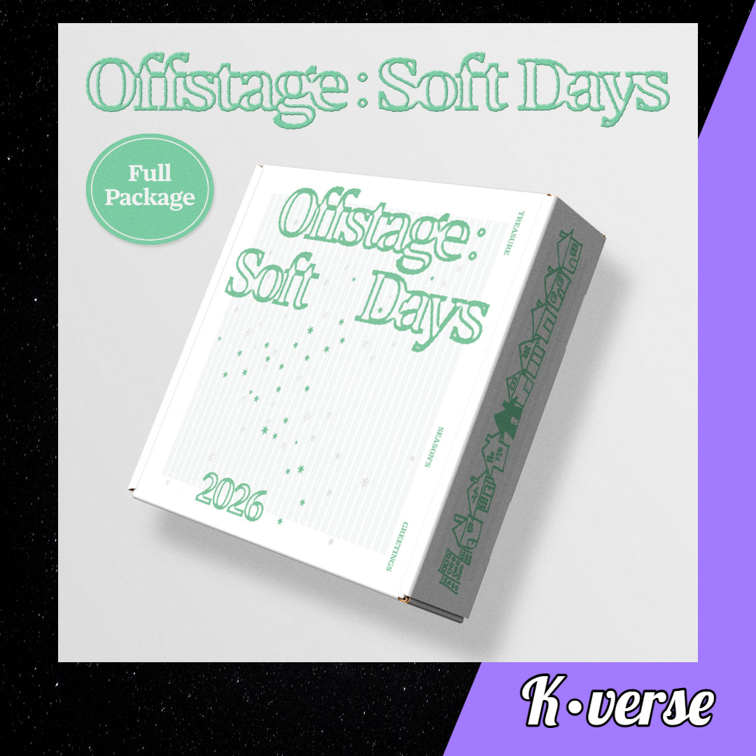 Preorder: TREASURE 2026 Season's Greetings 'Offstage: Soft Days' ver. Full Package