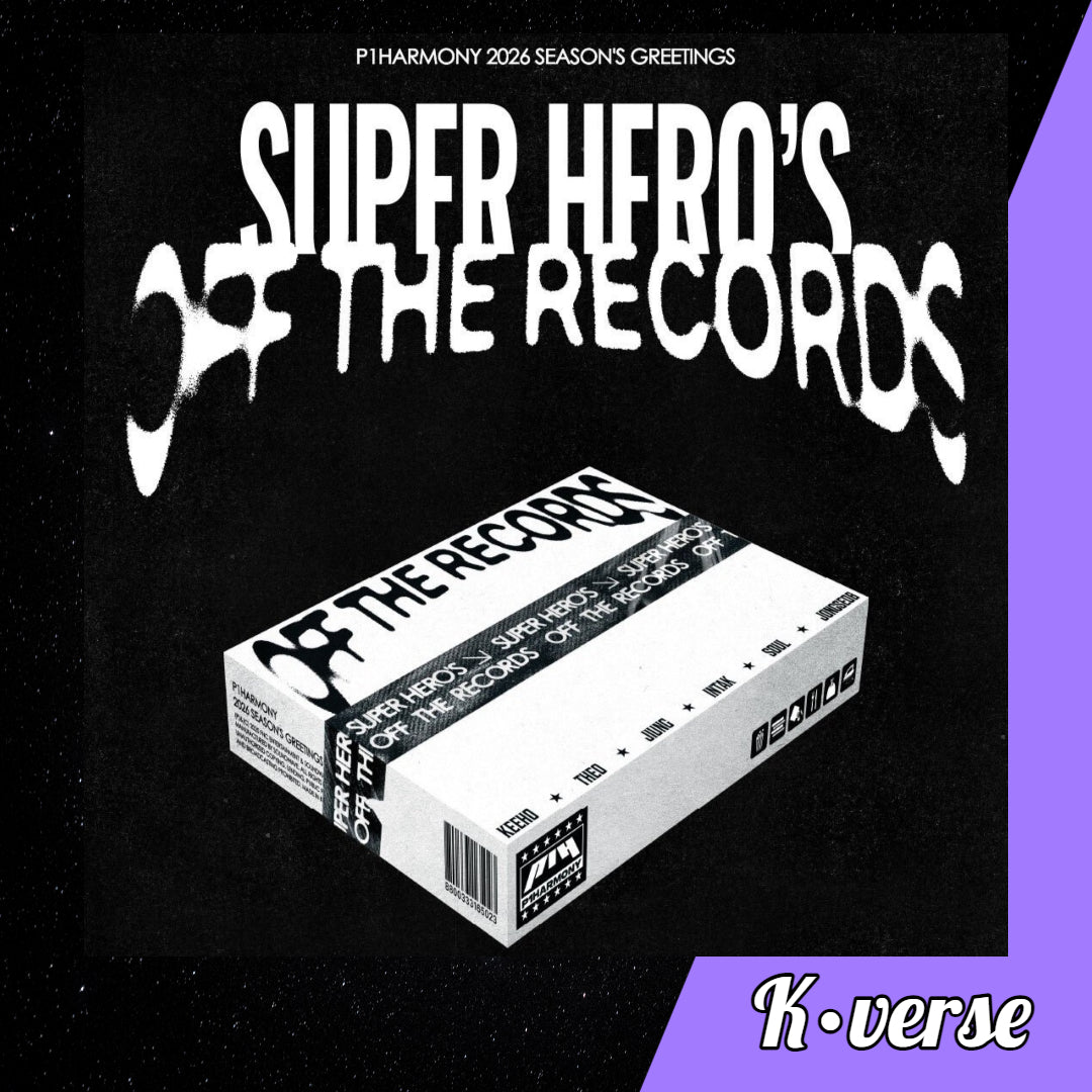 Preorder: P1Harmony 2026 Season's Greetings 'SUPER HERO'S OFF THE RECORDS'