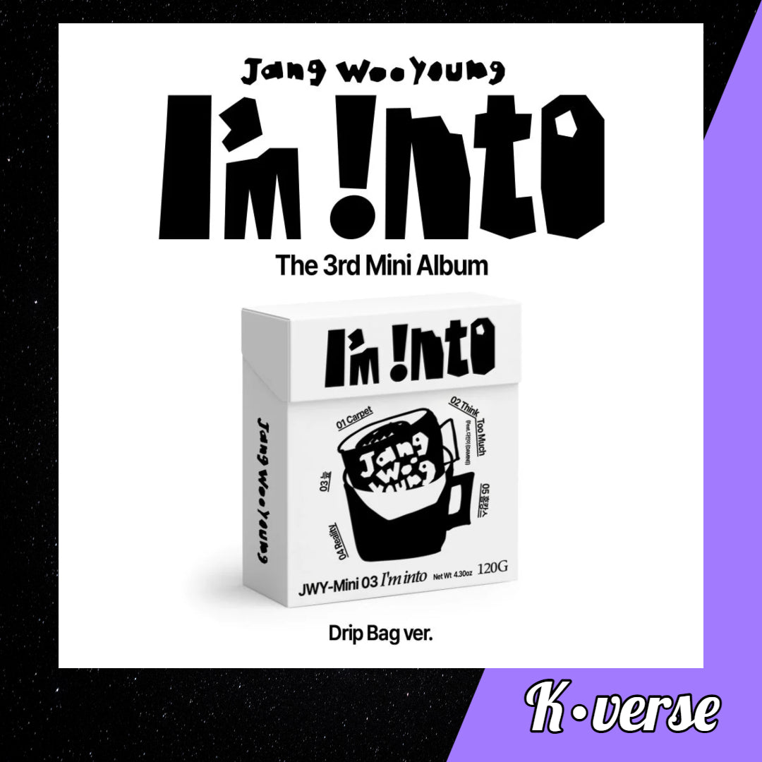 Preorder: Jang Wooyoung 3rd Mini Album 'I'm !nto' ver. Drip Bag