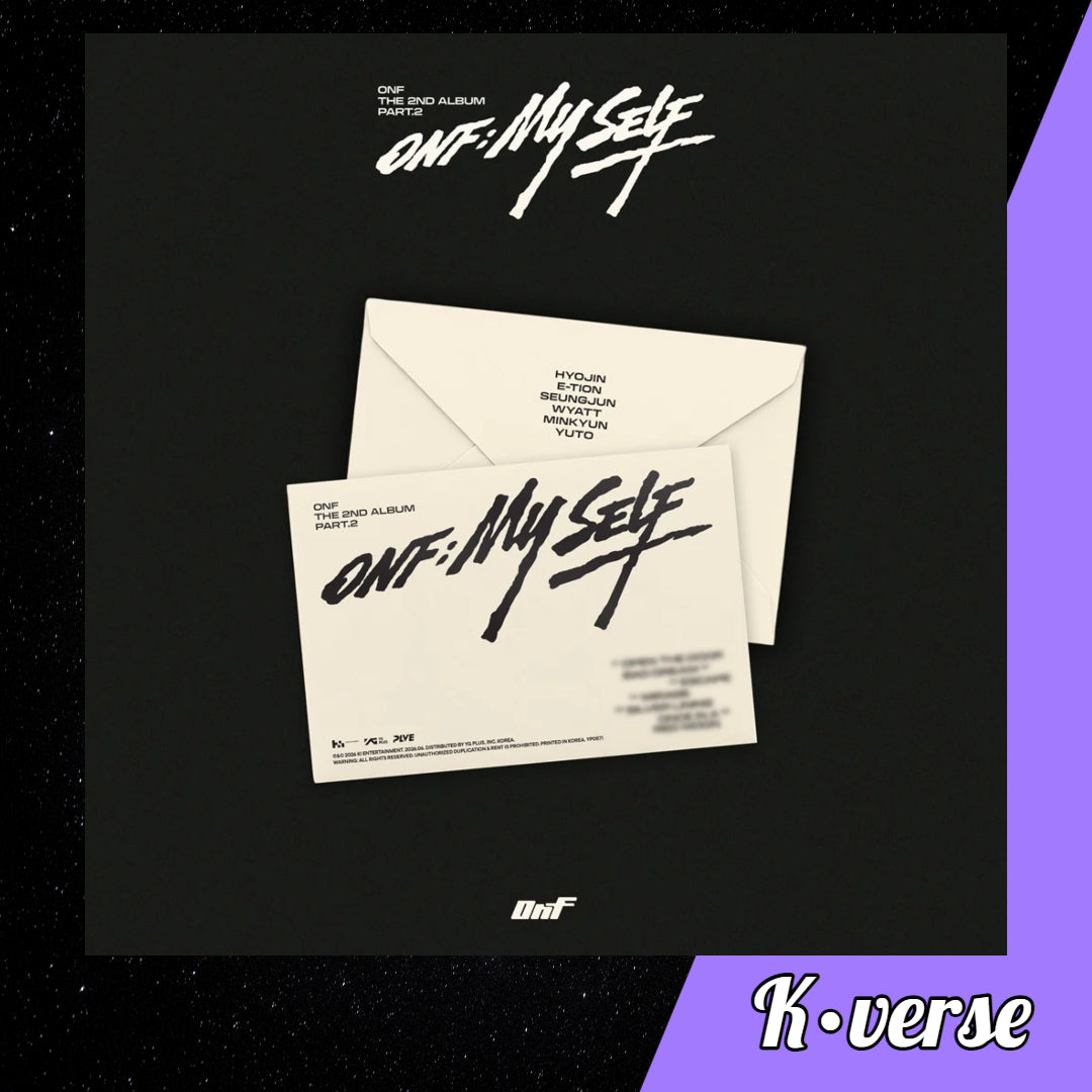 Preorder: ONF 2nd Album Part.2 'ONF: MY SELF' ver. Platform
