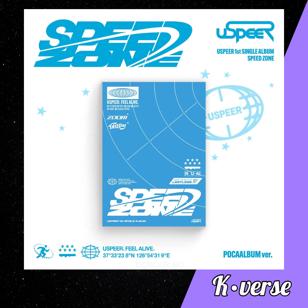 USPEER 1st Single Album 'SPEED ZONE' ver. Pocaalbum