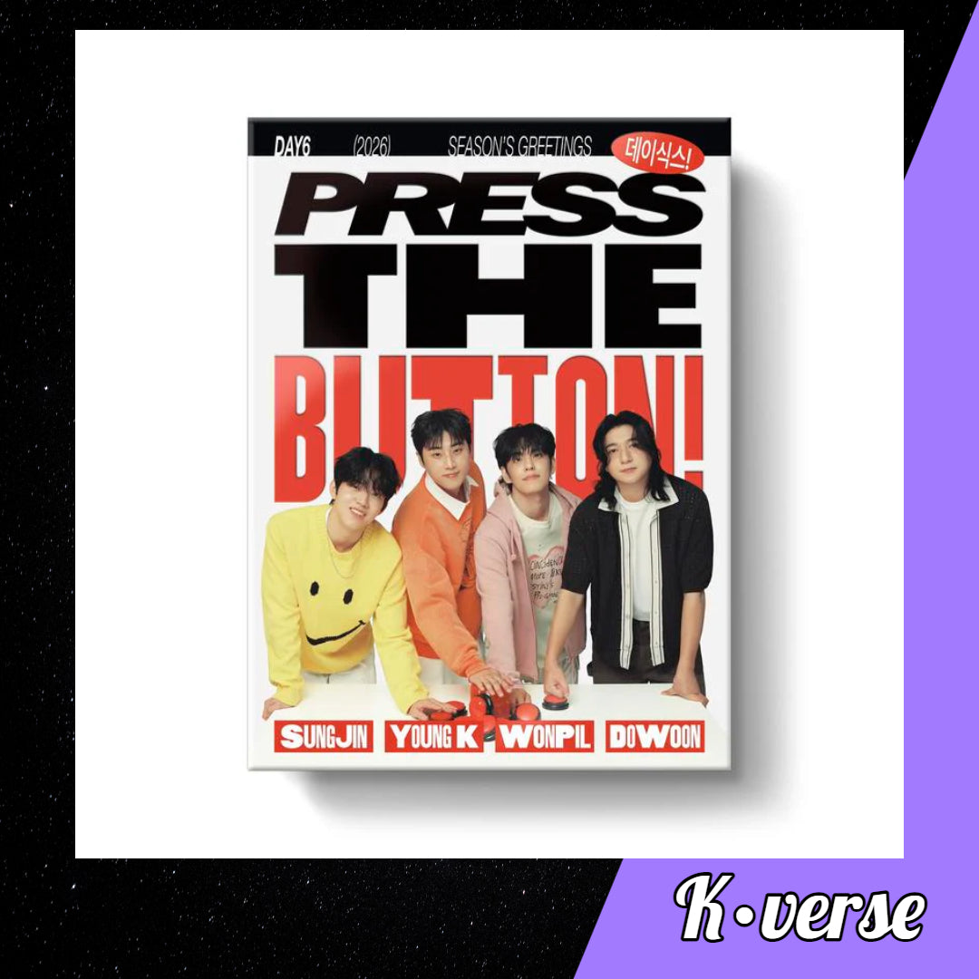 Preorder: DAY6 2026 Season's Greetings 'PRESS THE BUTTON!'