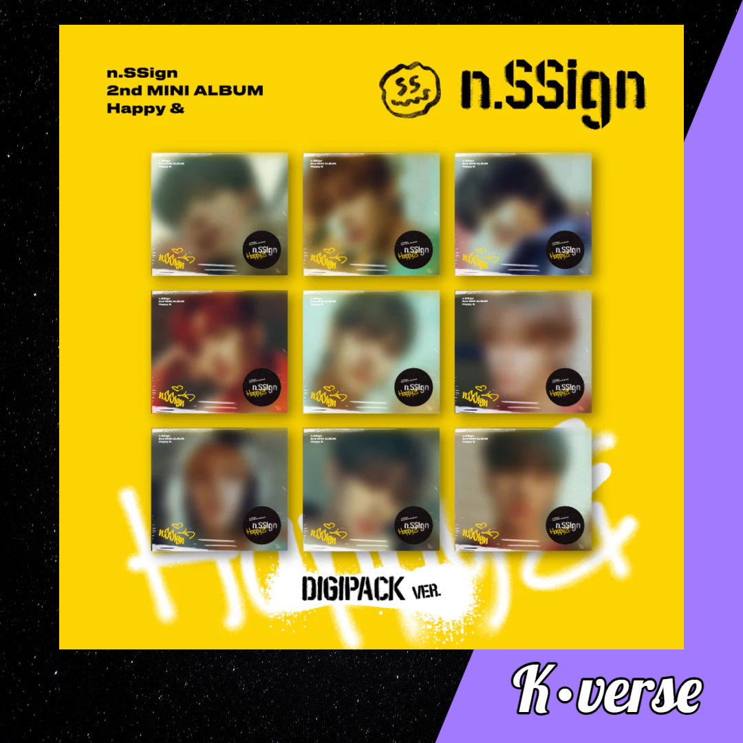 n.SSign 2nd Mini Album 'Happy &' ver. Digipack