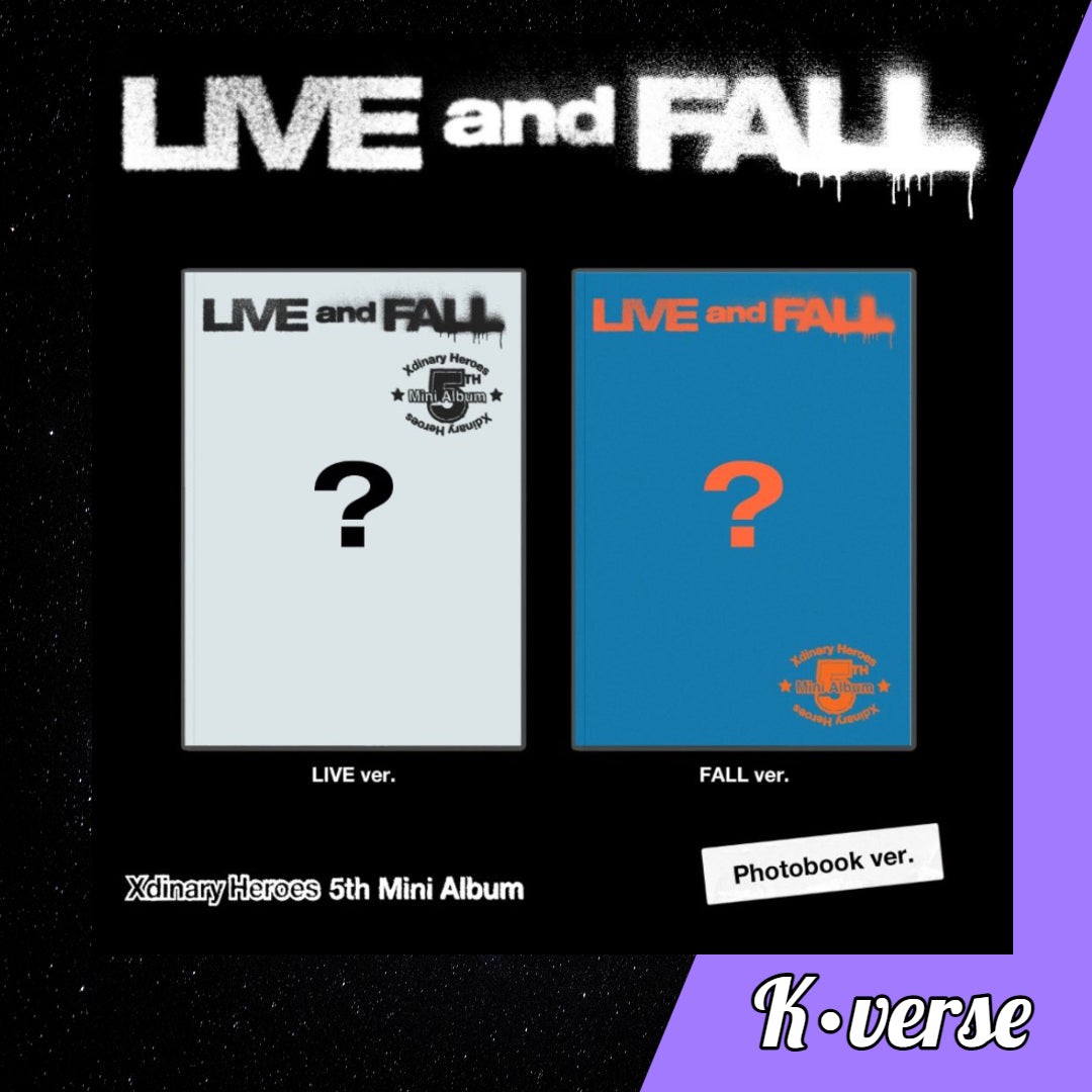 XDINARY HEROES 5th Mini Album 'LIVE and FALL' ver. Photobook