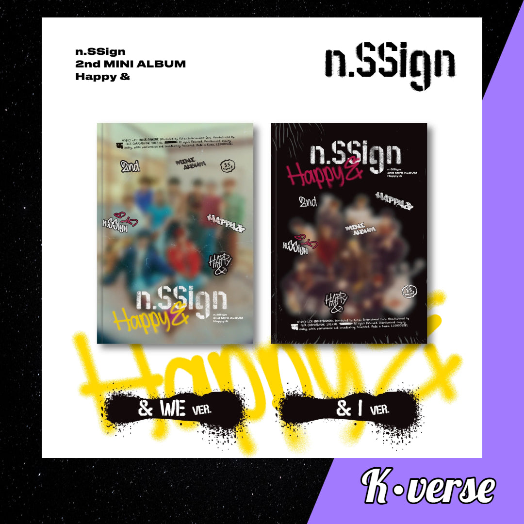 n.SSign 2nd Mini Album 'Happy &'