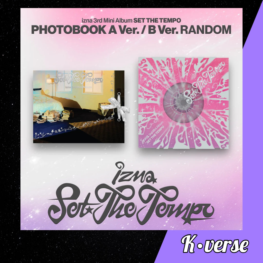 Preorder: IZNA 3rd Mini Album 'SET THE TEMPO' ver. Photobook