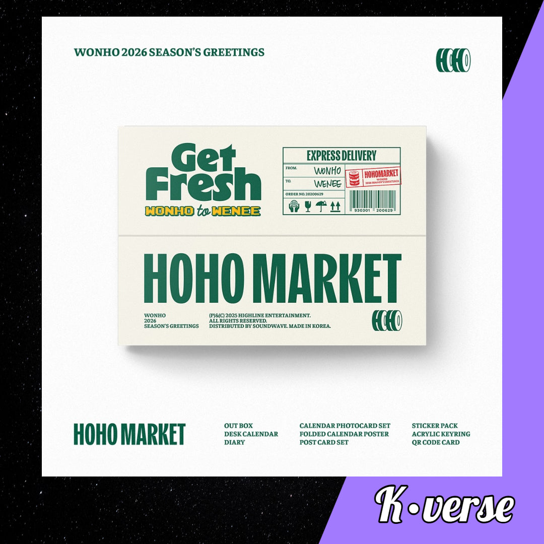 WONHO 2026 Season's Greetings 'HOHO MARKET'