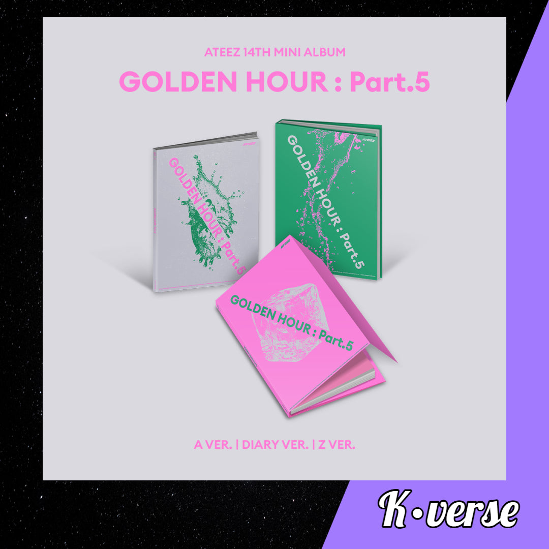 Preorder: ATEEZ 14th Mini Album 'GOLDEN HOUR: Part.5'