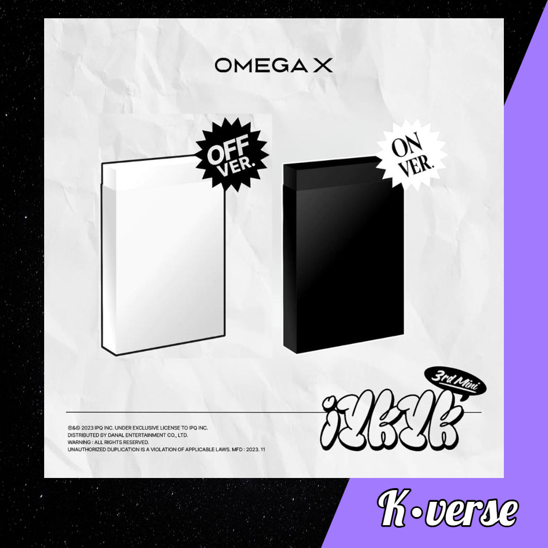 OMEGA X 3rd Mini Album 'IYKYK'