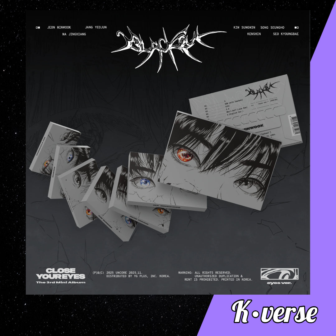 CLOSE YOUR EYES 3rd Mini Album 'blackout' ver. Eyes (Random)