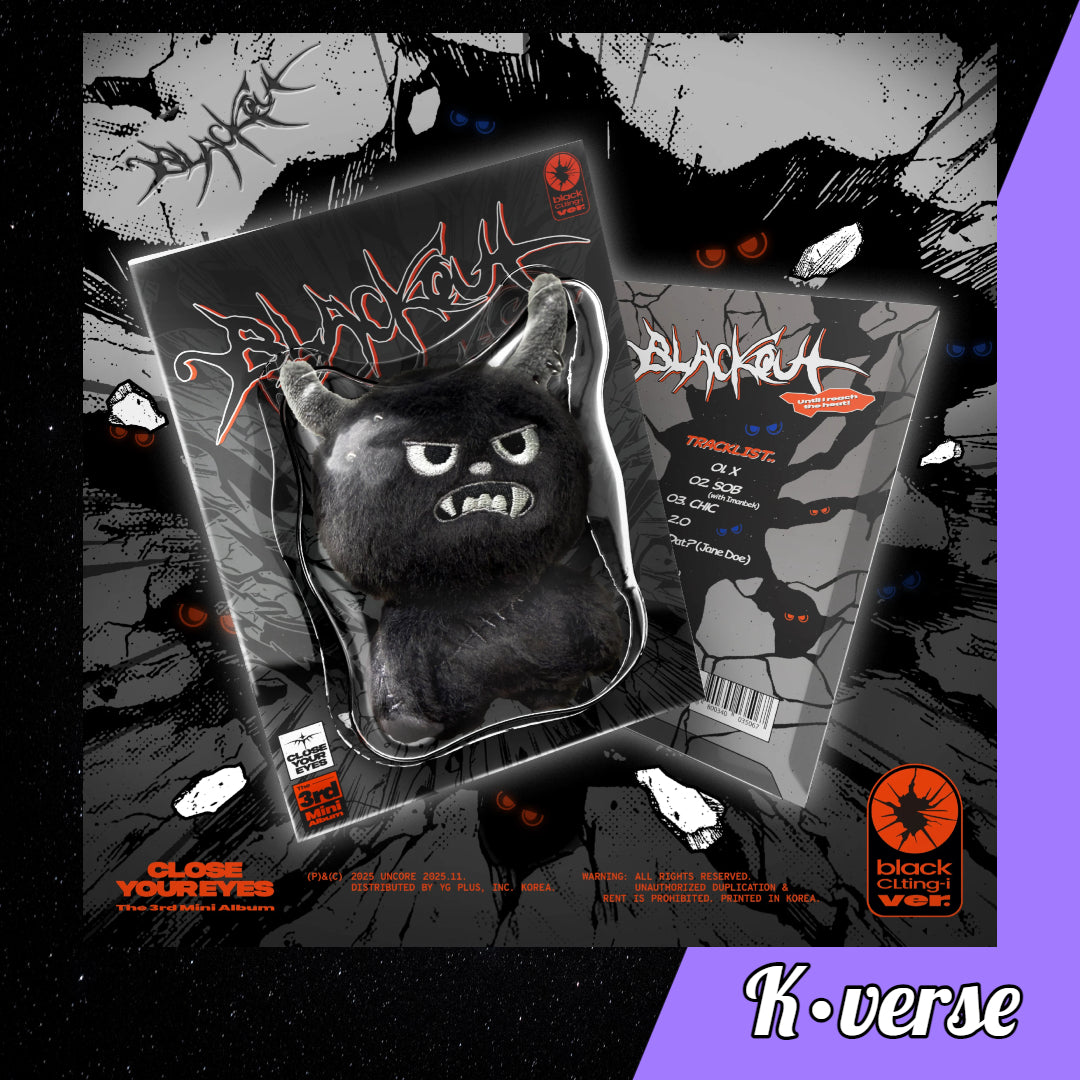 CLOSE YOUR EYES 3rd Mini Album 'blackout' ver. black CLting-i