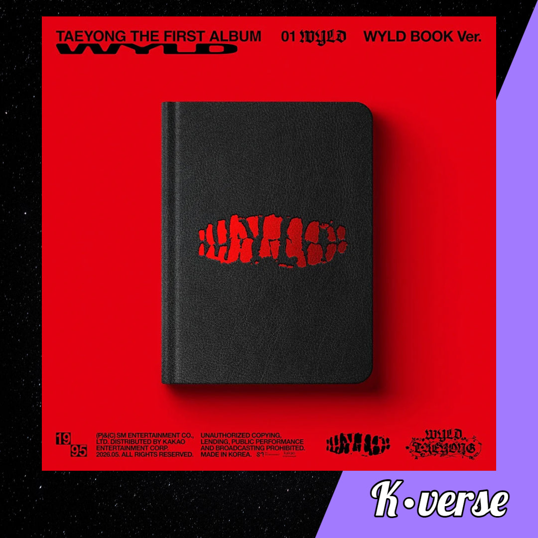 NCT TAEYONG 1st Album 'WYLD' ver. Book